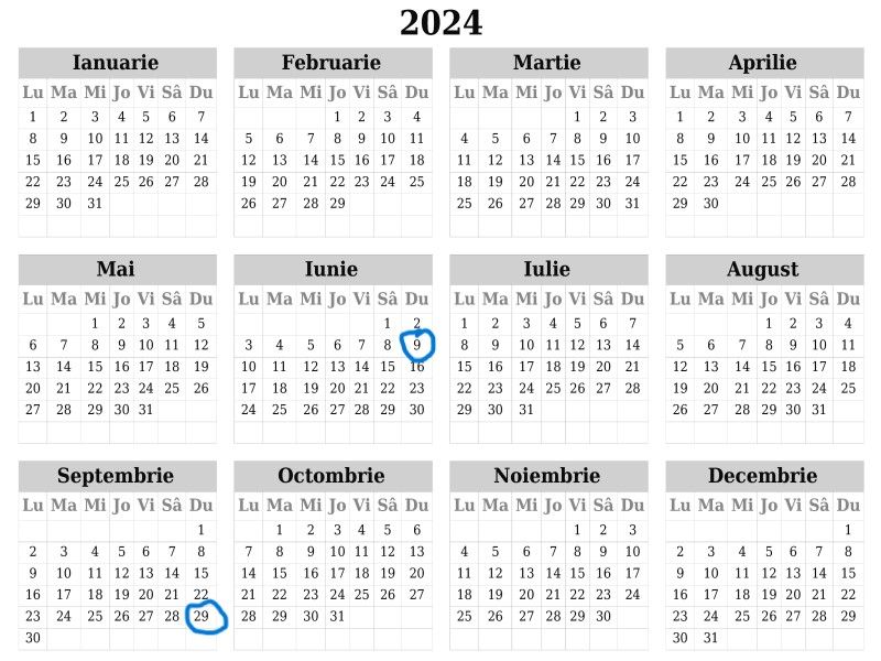 Calendarul alegerilor locale și eroparlamentare 2024